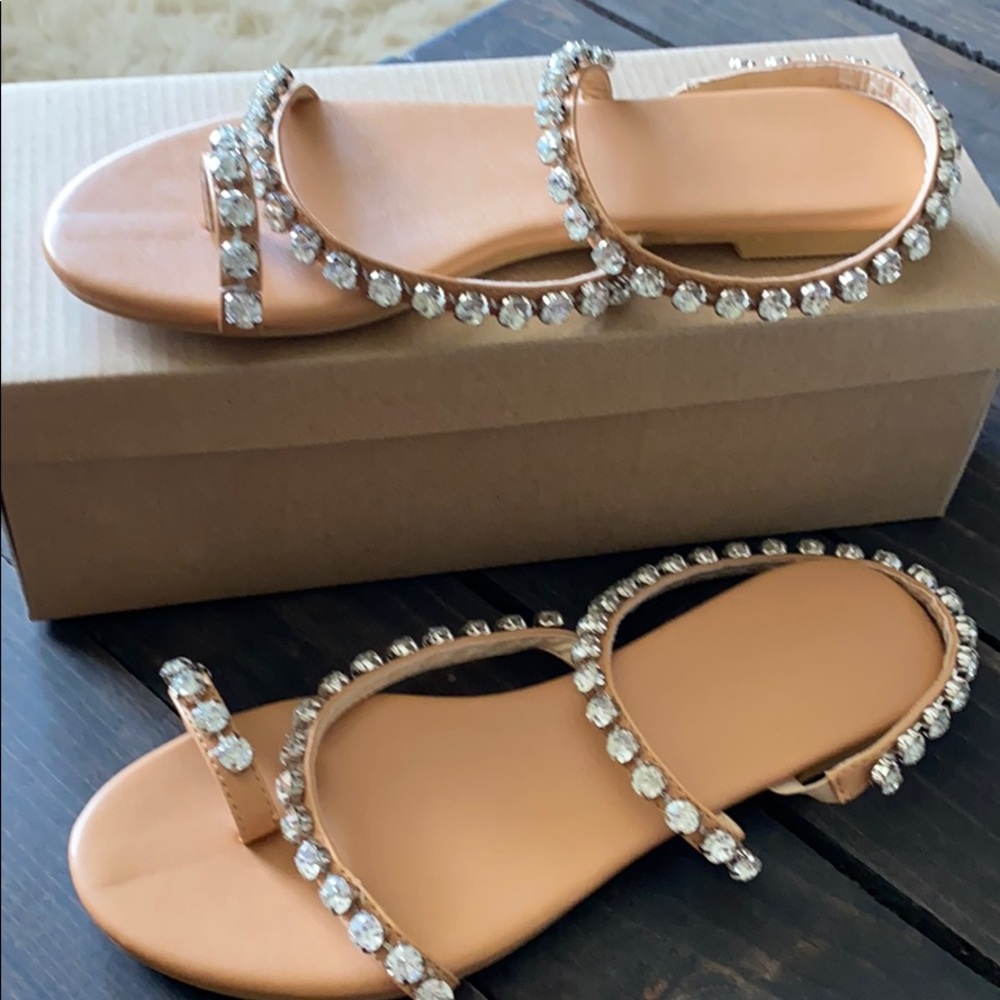 Rhinestone sandals